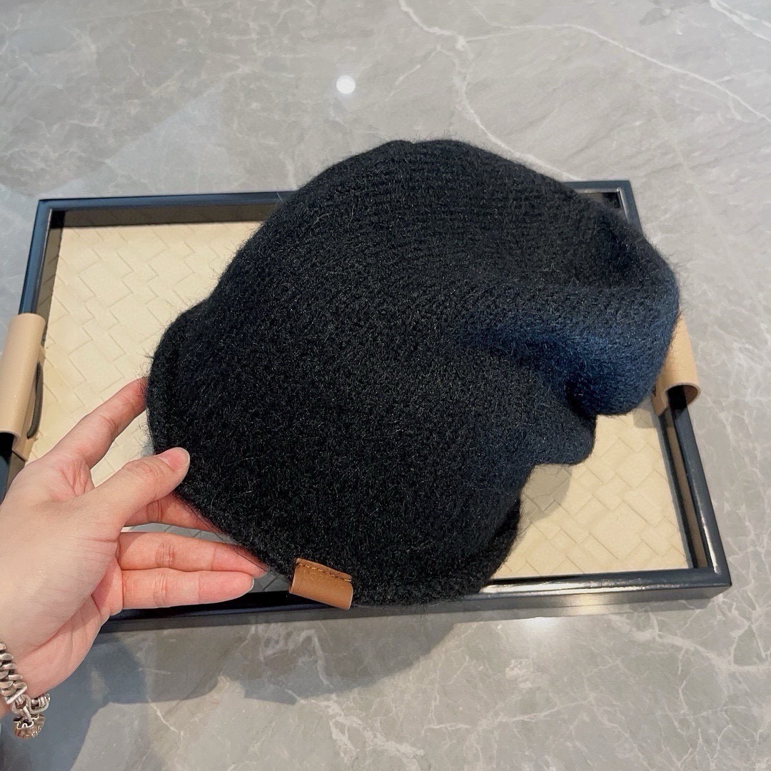 💕LOEWE罗意威秋冬新款毛线帽,嘻哈风针织帽,男女款毛线帽 4个色