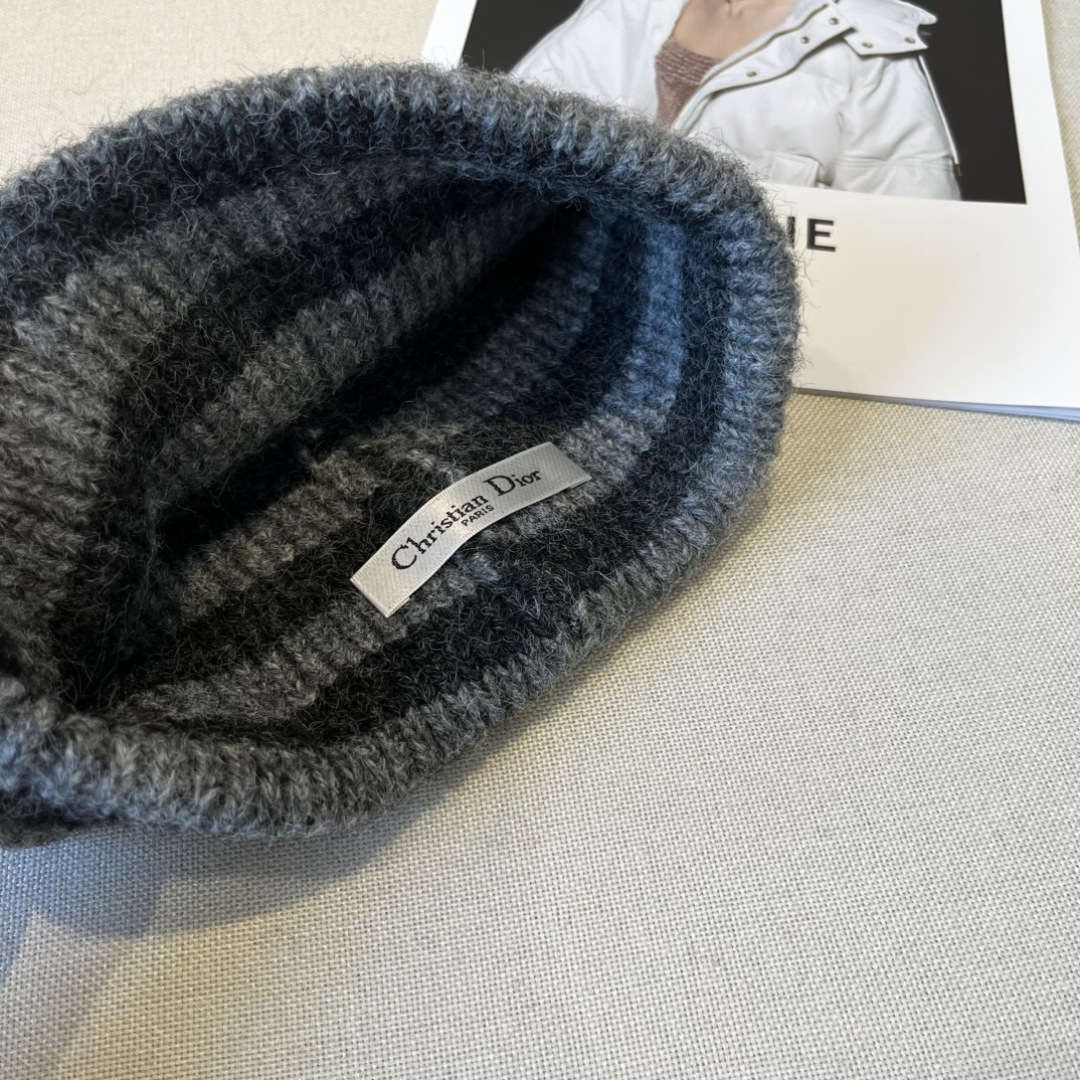 💕Dior Miss迪奥针织毛线帽，羊毛帽