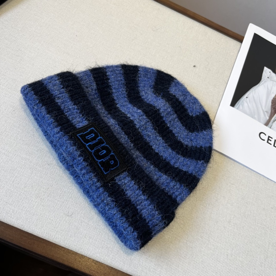 💕Dior Miss迪奥针织毛线帽，羊毛帽