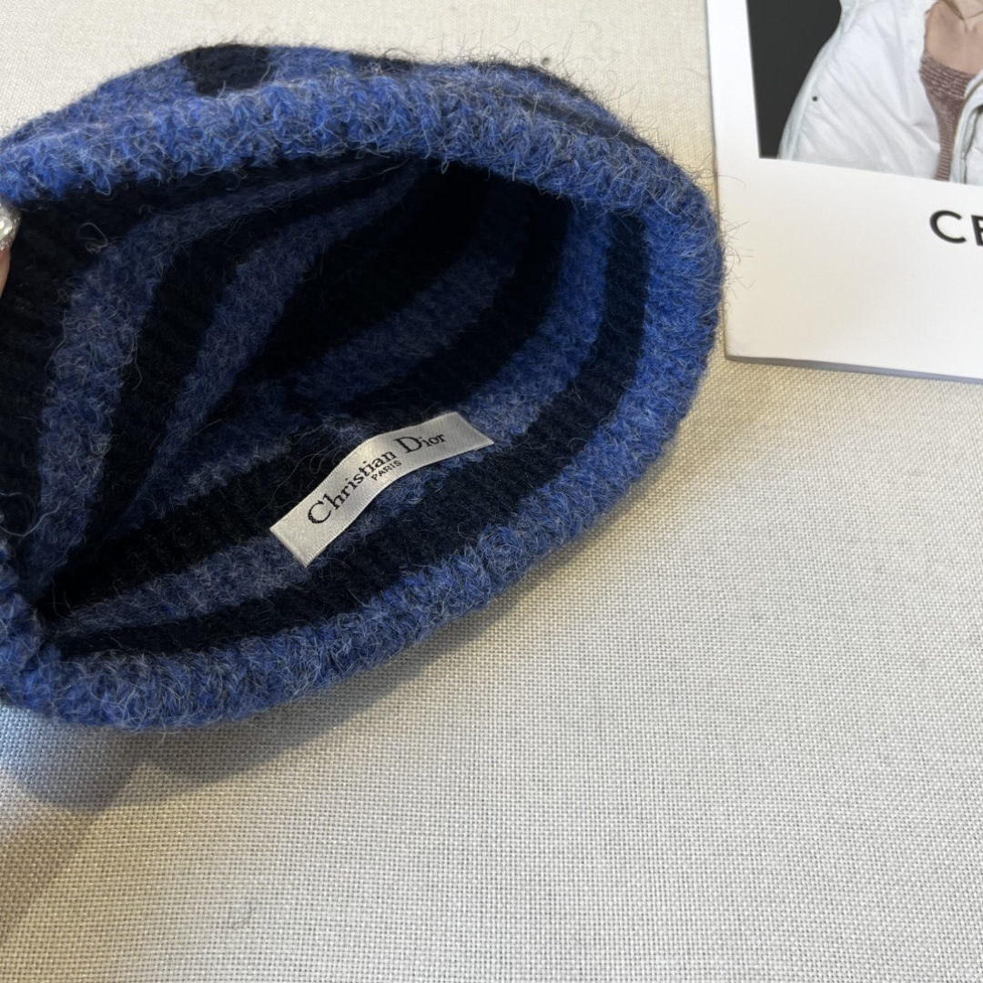 💕Dior Miss迪奥针织毛线帽，羊毛帽