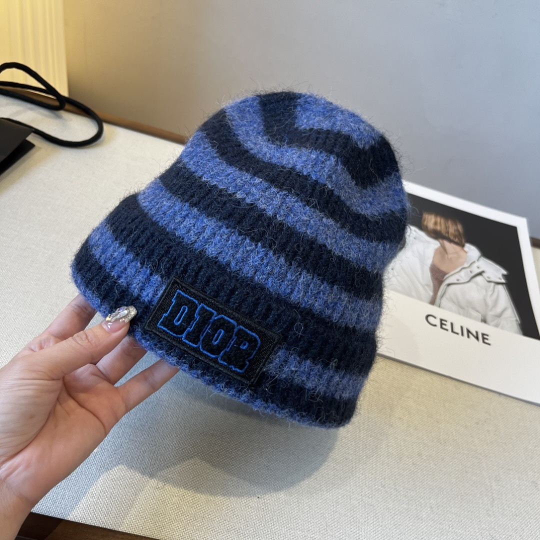 💕Dior Miss迪奥针织毛线帽，羊毛帽