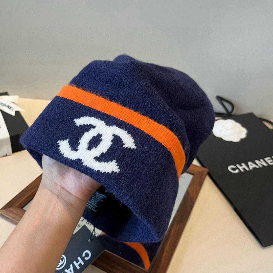 💕Chanel香奈儿针织毛线帽