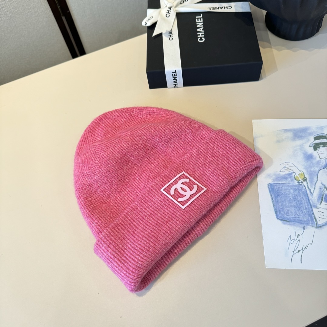 💕Chanel香奈儿秋冬新款毛线帽 羊毛面料,内标齐全