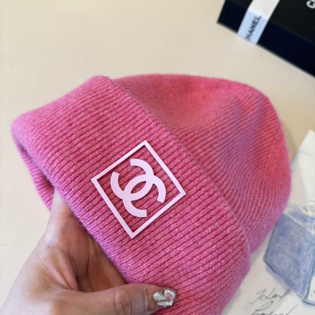 💕Chanel香奈儿秋冬新款毛线帽 羊毛面料,内标齐全