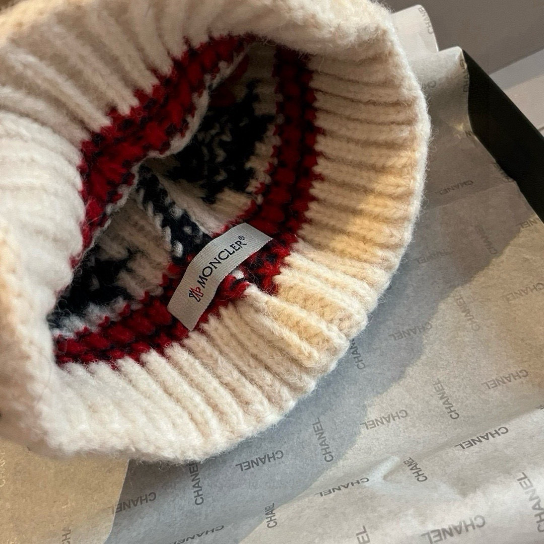 💕蒙口新款针织毛线帽，内里加绒