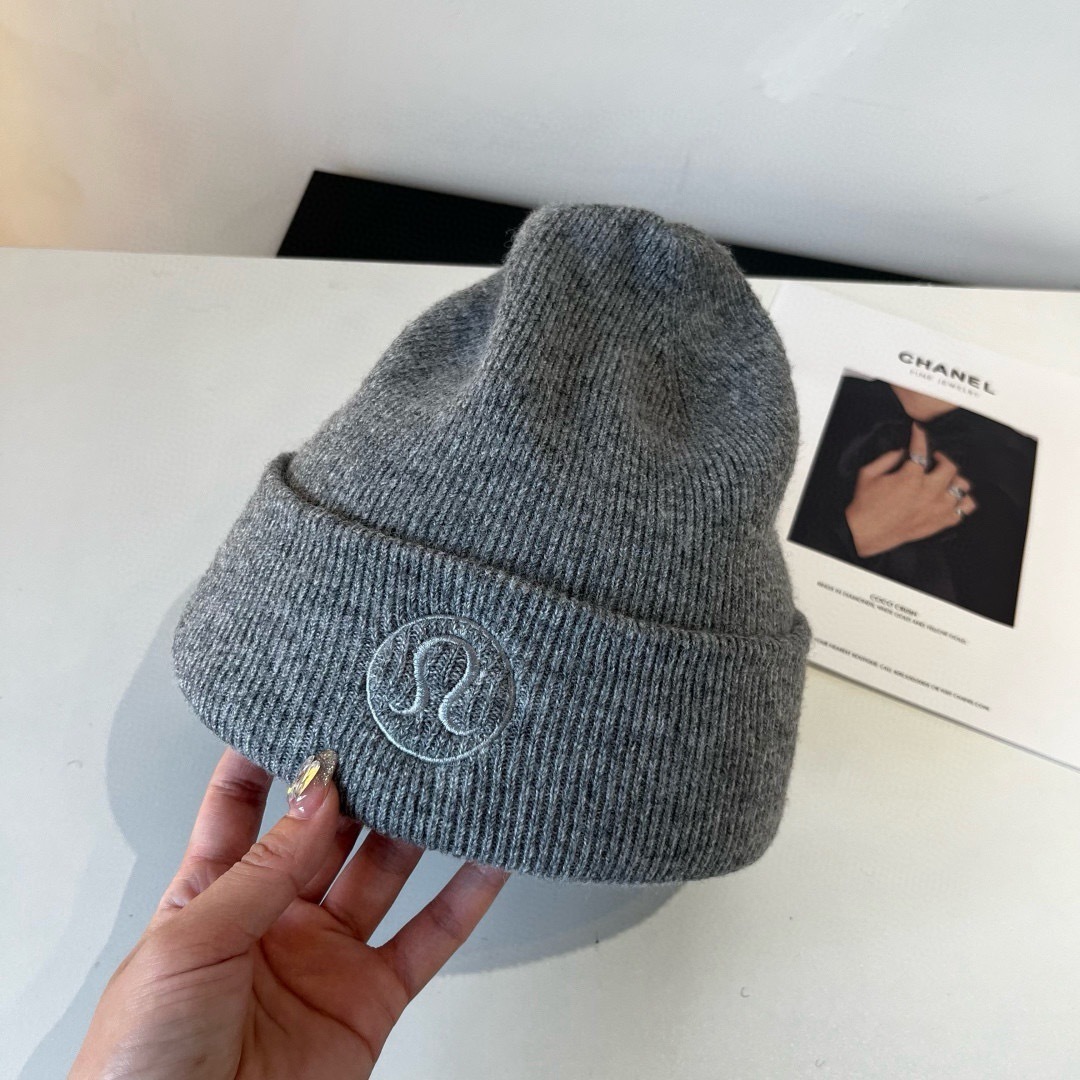 💕lululemon 潮牌针织毛线帽，跑量款