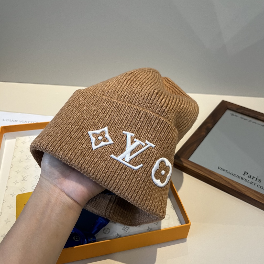 💕Lv路易威登专柜货，针织毛线帽，男女同款 正品开模