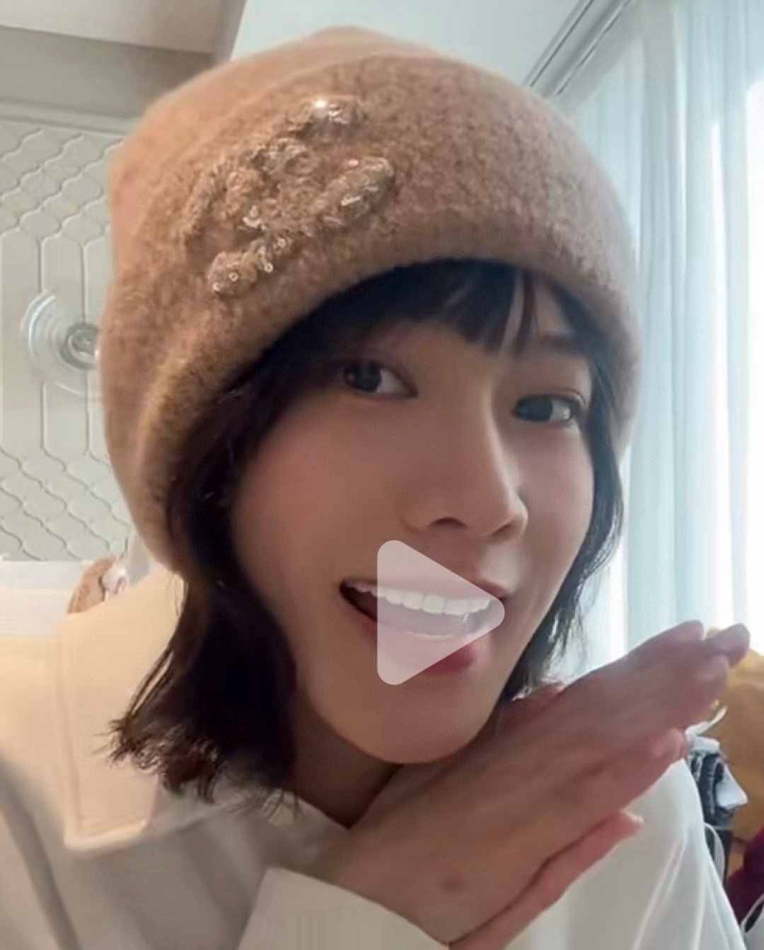 💕Chanel香奈儿针织毛线帽