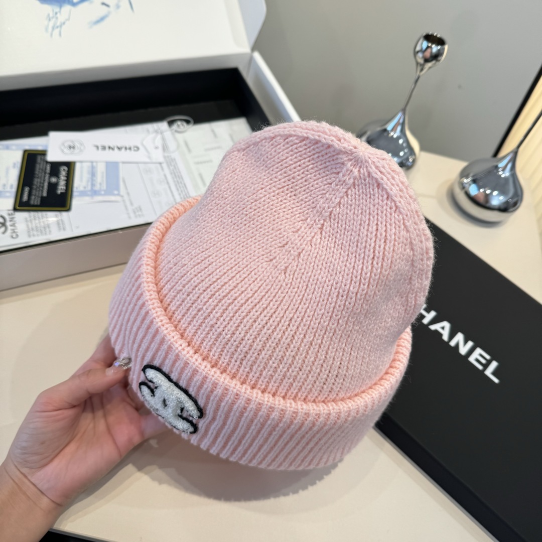 💕Chanel香奈儿针织毛线帽