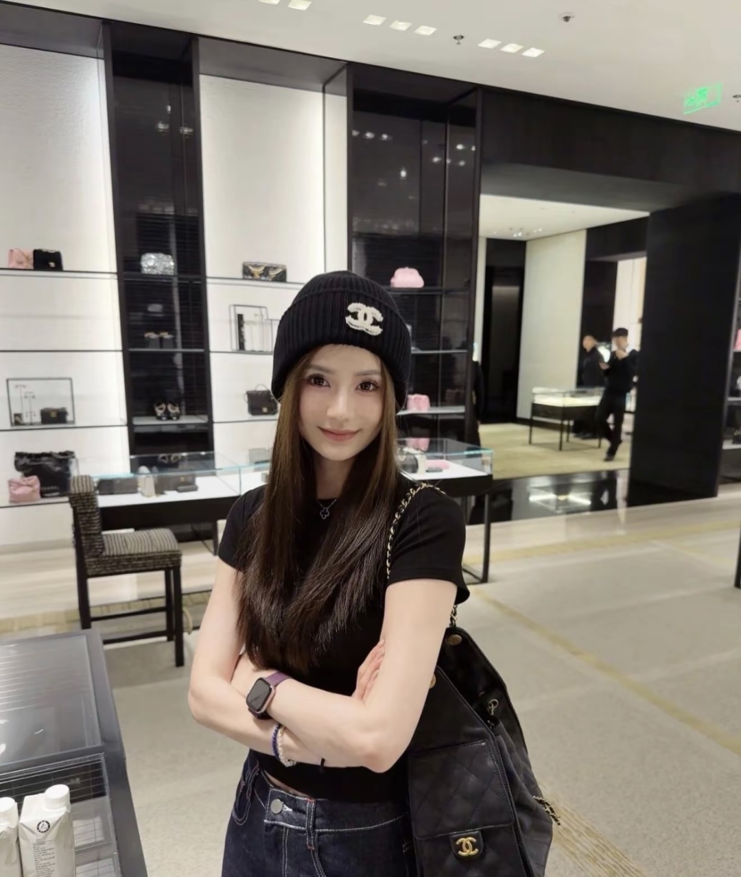 💕Chanel香奈儿针织毛线帽