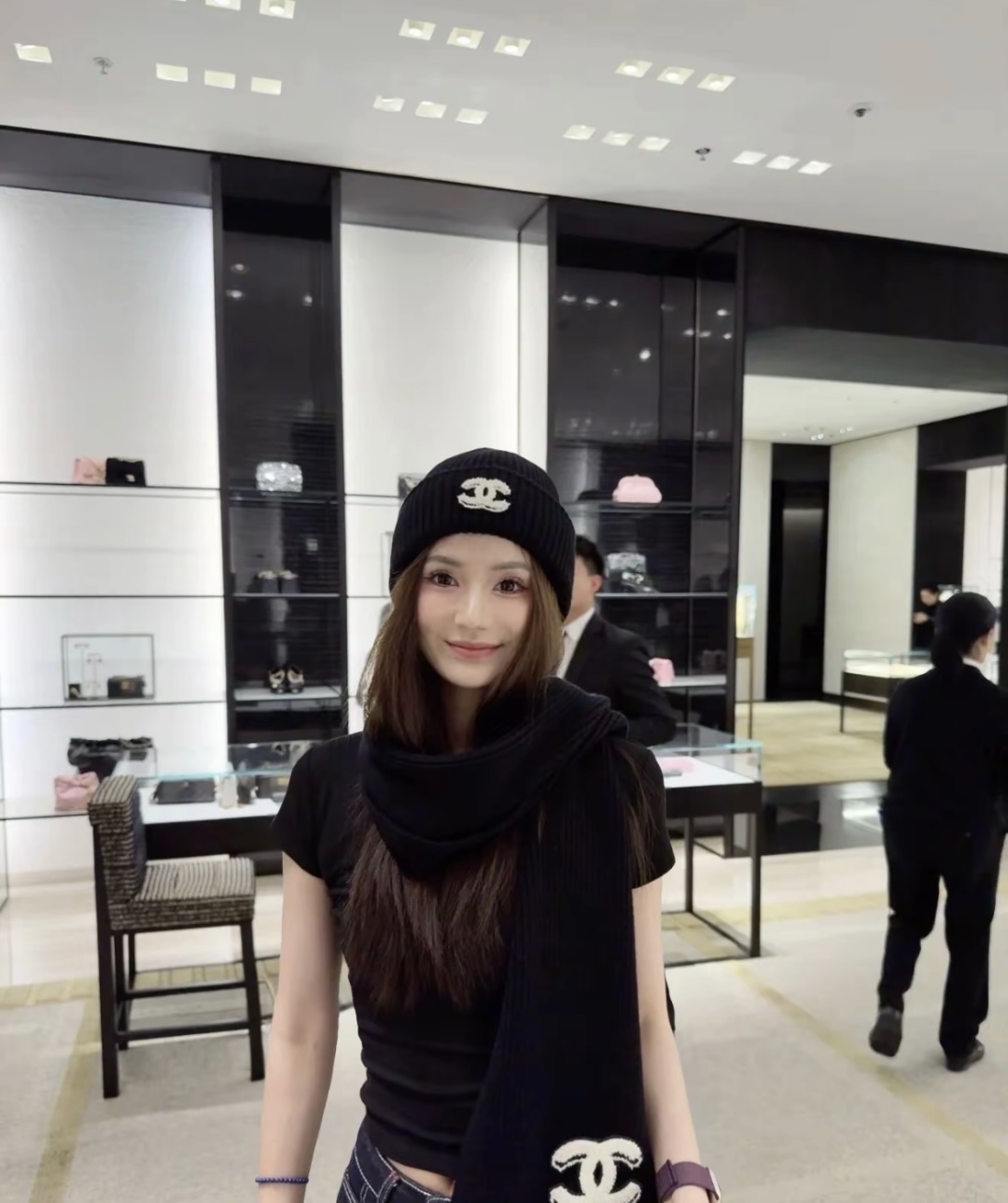 💕Chanel香奈儿针织毛线帽