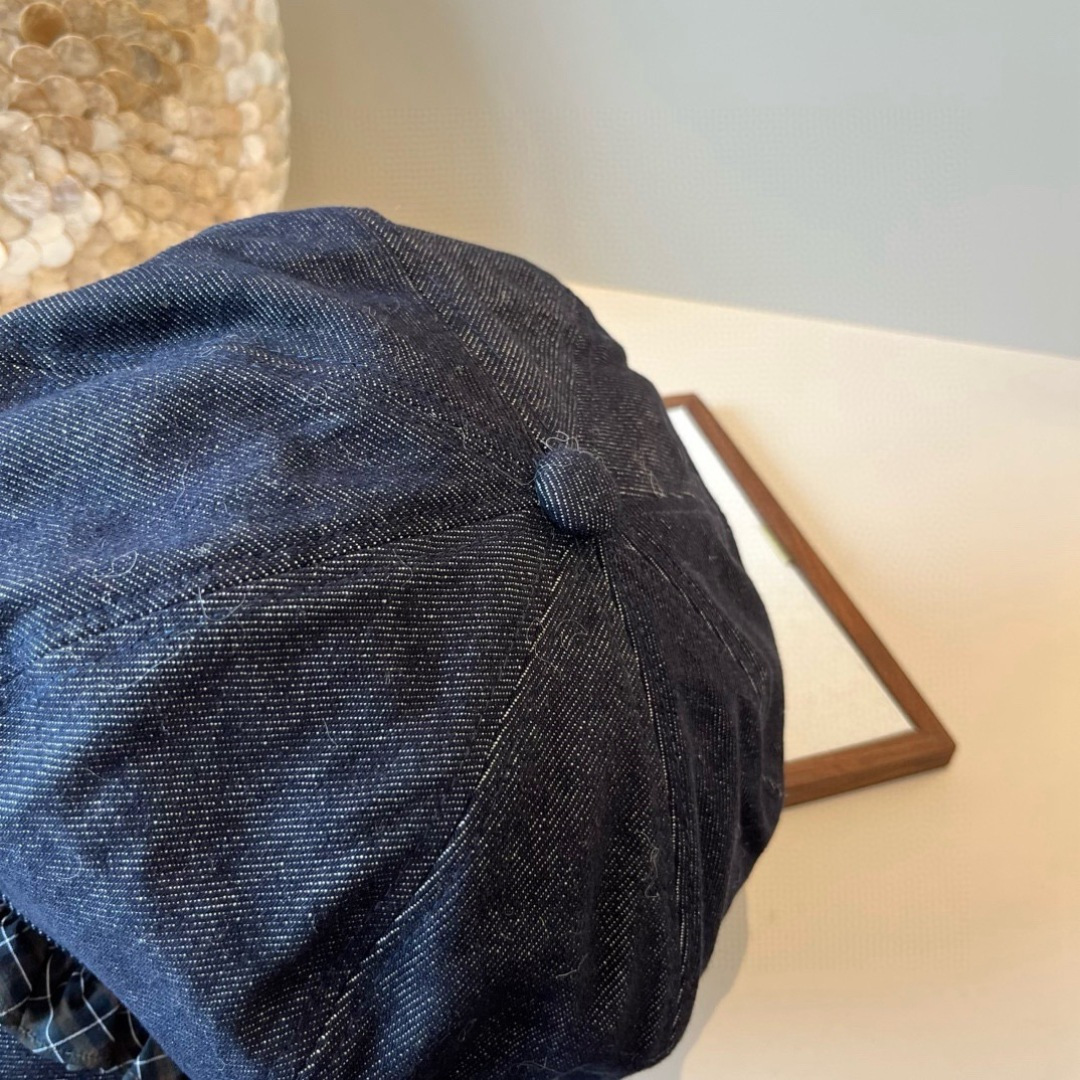 💕miumiu缪缪新款鸭舌军帽，高级定制，头围57cm