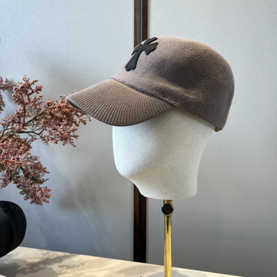 💕克罗心鸭舌草帽，定制款骑士帽，头围57cm