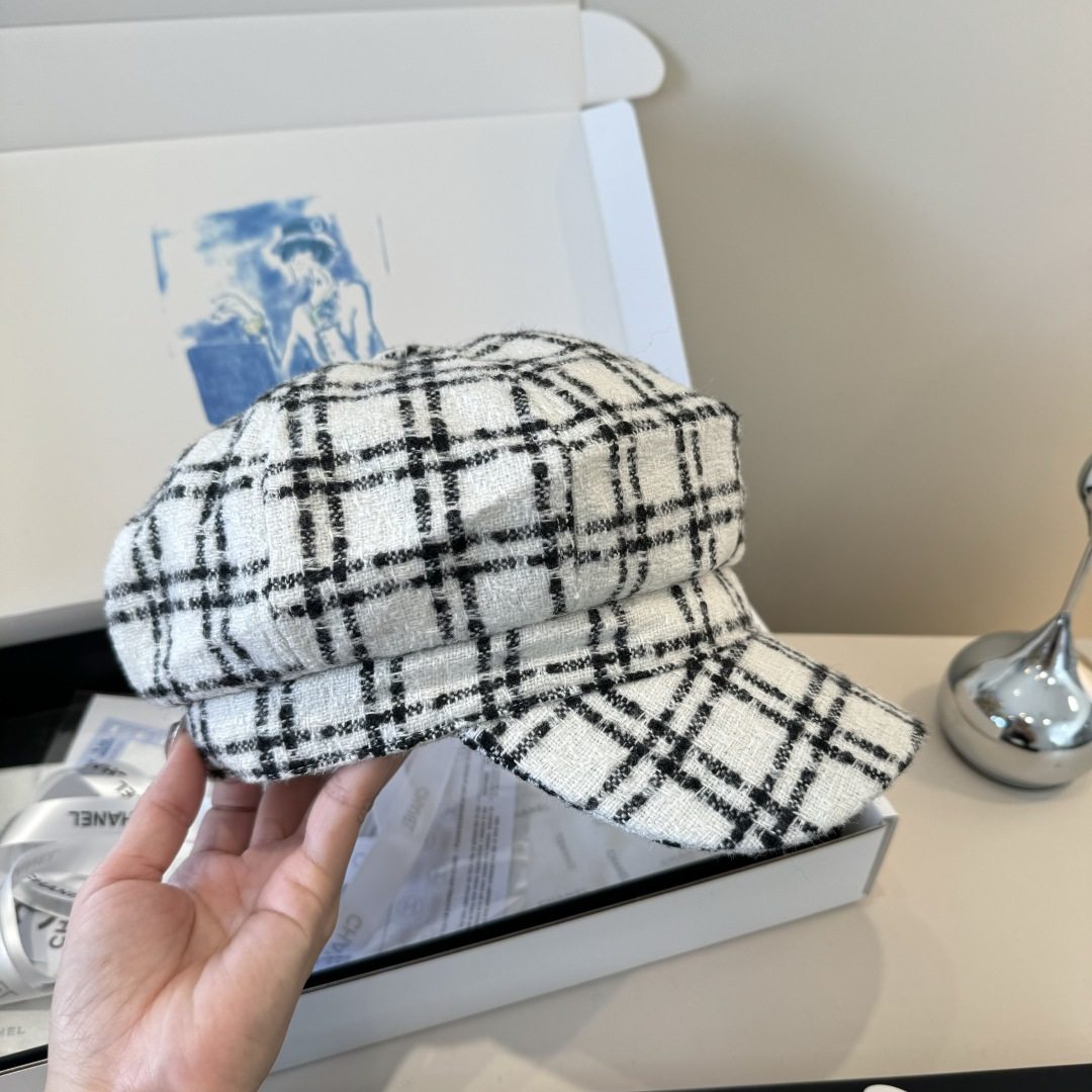 💕香奈儿新款鸭舌军帽，高级定制，头围57cm