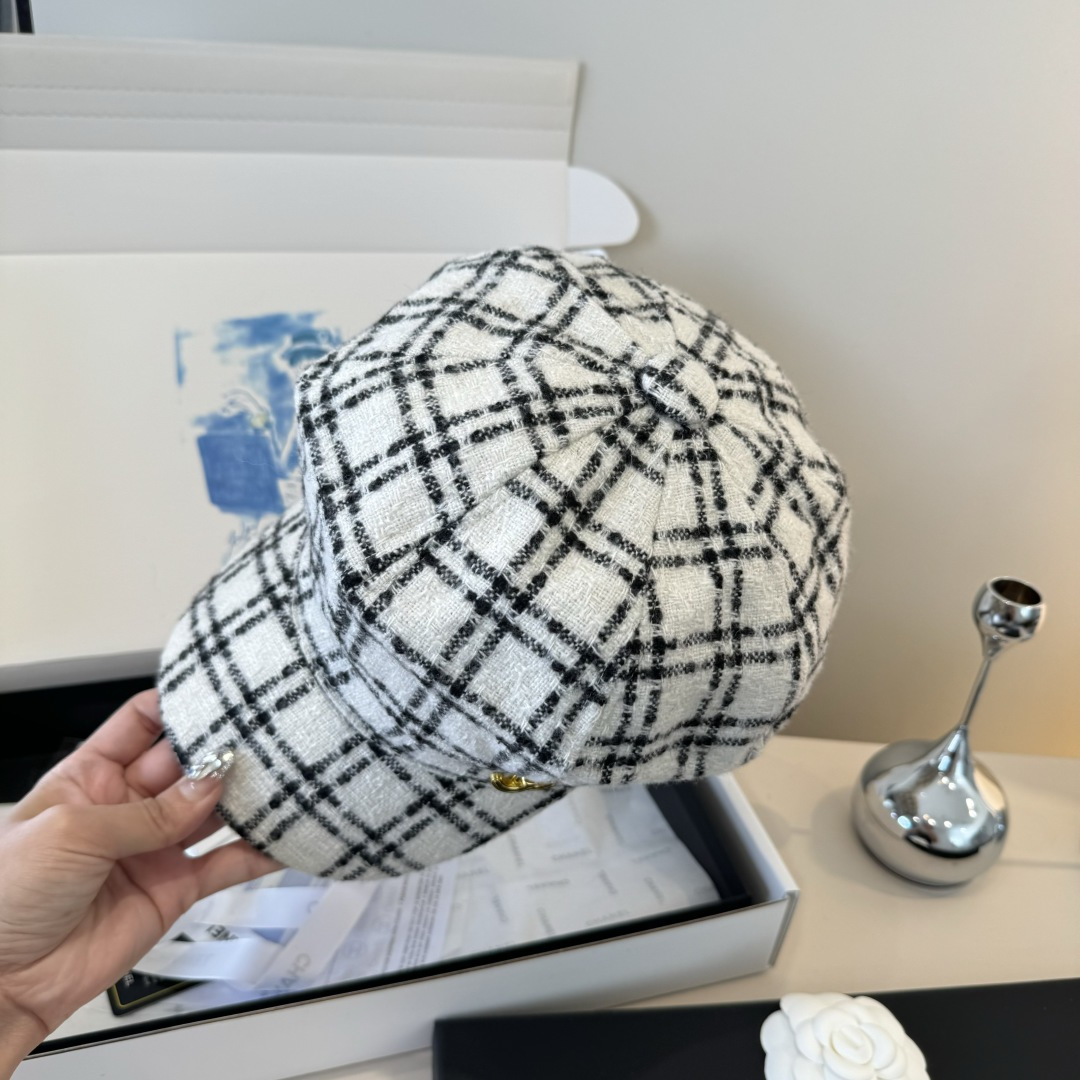 💕香奈儿新款鸭舌军帽，高级定制，头围57cm