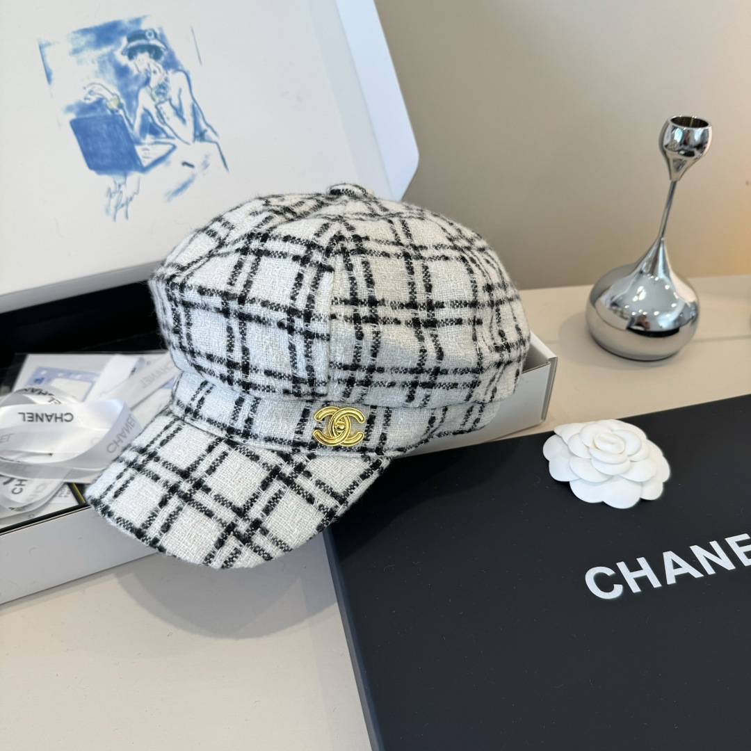 💕香奈儿新款鸭舌军帽，高级定制，头围57cm