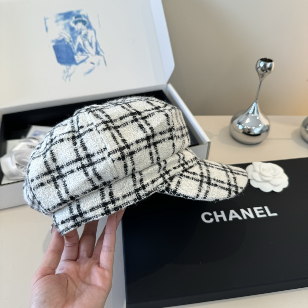 💕香奈儿新款鸭舌军帽，高级定制，头围57cm