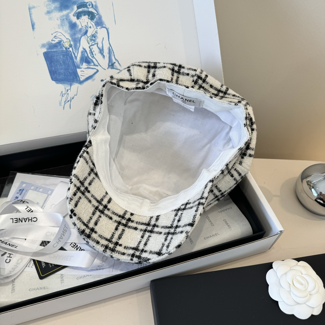 💕香奈儿新款鸭舌军帽，高级定制，头围57cm