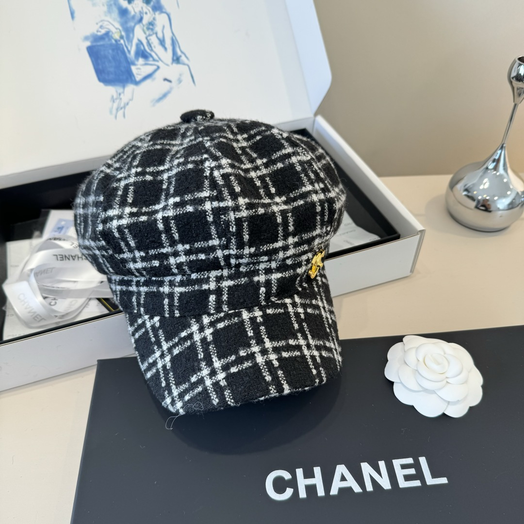 💕香奈儿新款鸭舌军帽，高级定制，头围57cm