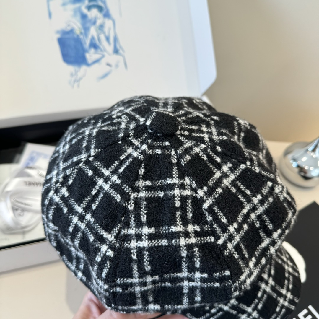💕香奈儿新款鸭舌军帽，高级定制，头围57cm