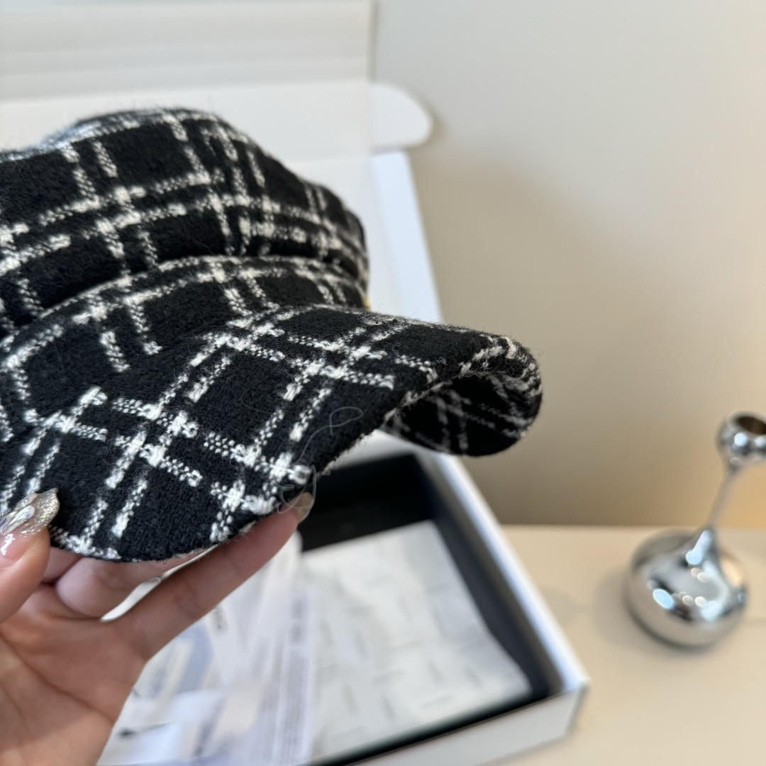 💕香奈儿新款鸭舌军帽，高级定制，头围57cm