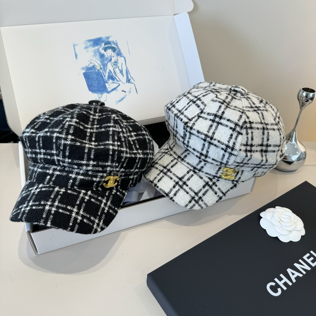 💕香奈儿新款鸭舌军帽，高级定制，头围57cm