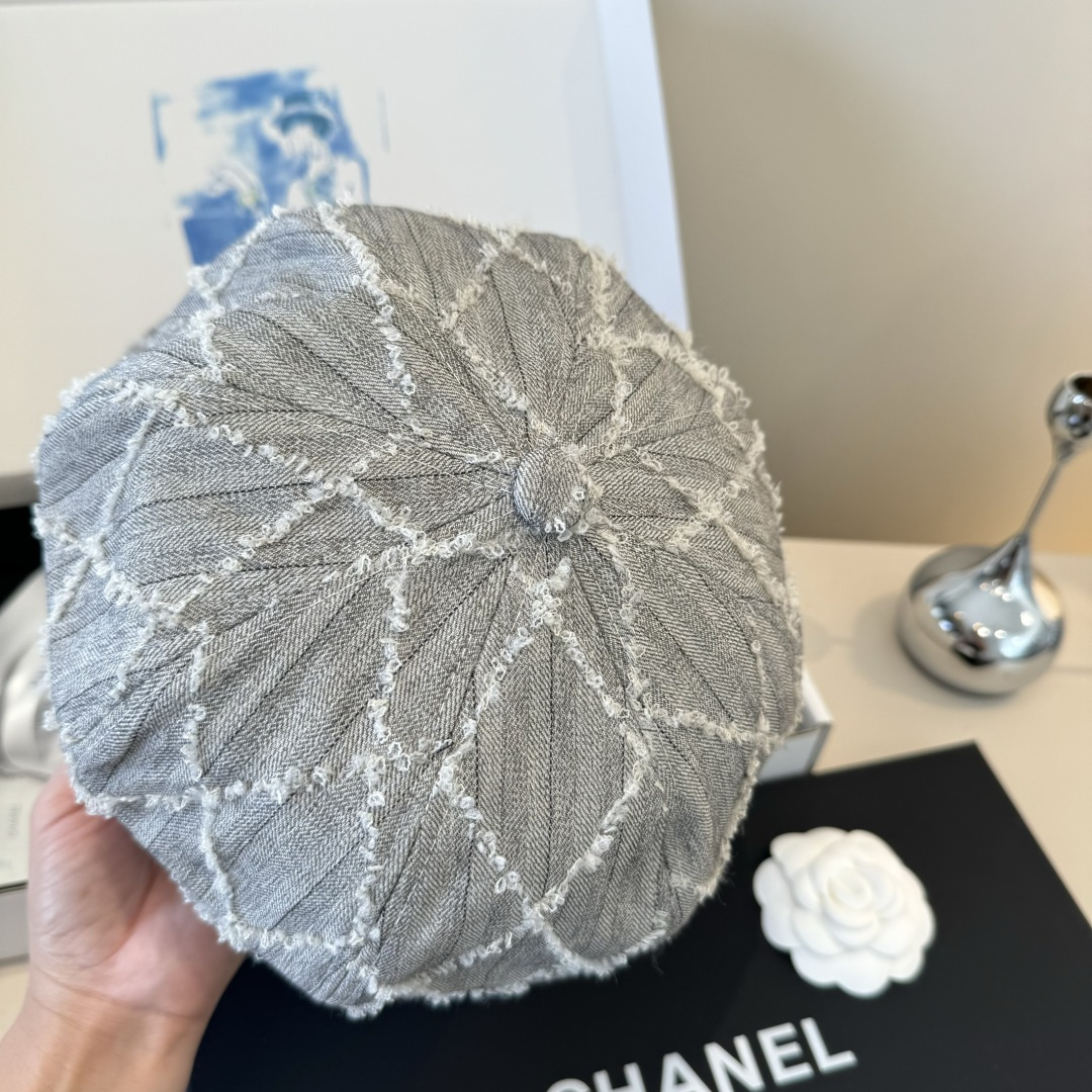 💕Chanel香奈儿新款鸭舌画家帽，头围57cm