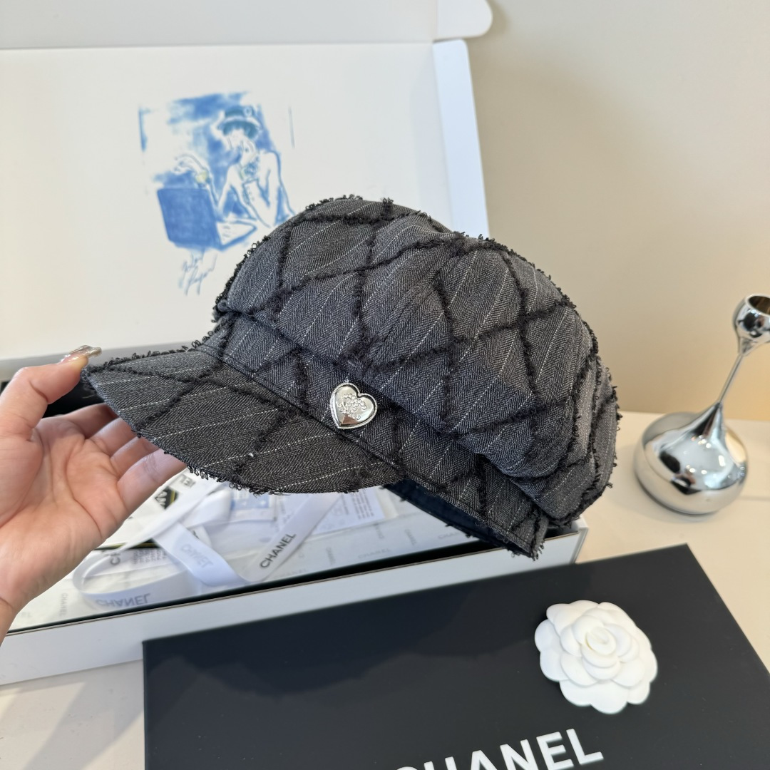 💕Chanel香奈儿新款鸭舌画家帽，头围57cm