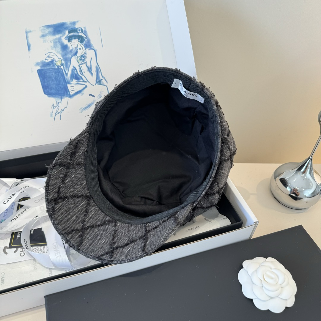 💕Chanel香奈儿新款鸭舌画家帽，头围57cm