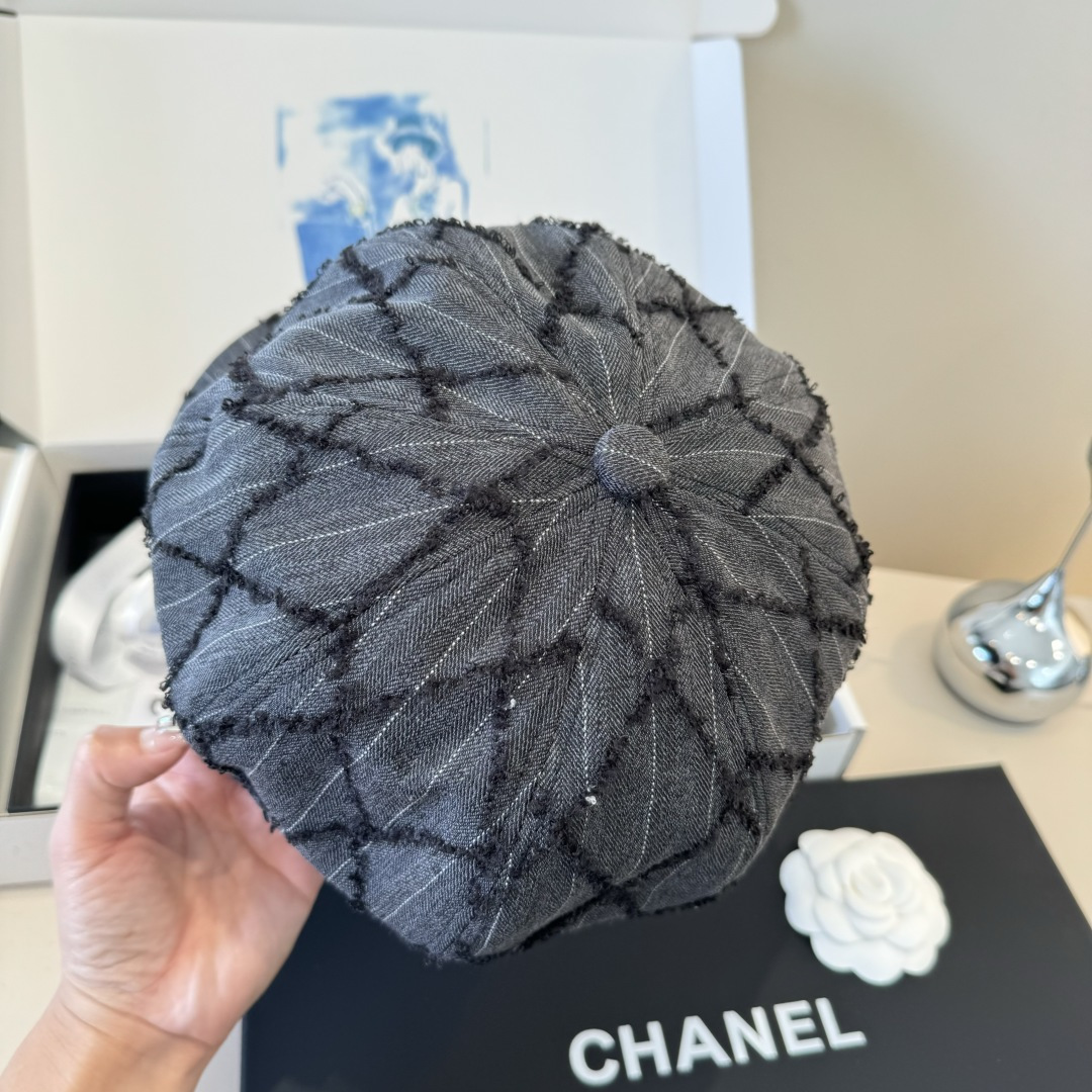 💕Chanel香奈儿新款鸭舌画家帽，头围57cm
