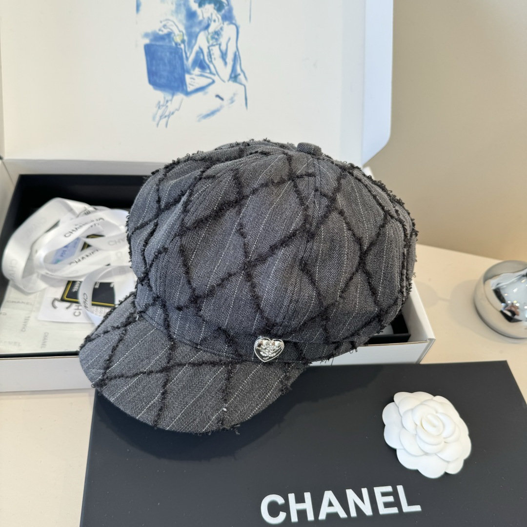 💕Chanel香奈儿新款鸭舌画家帽，头围57cm