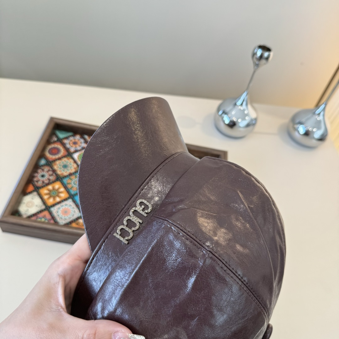 💕Gucci古奇新款鸭舌画家帽，头围57cm