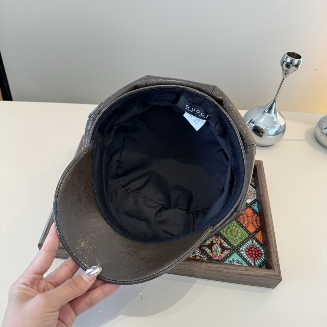 💕Gucci古奇新款鸭舌画家帽，头围57cm