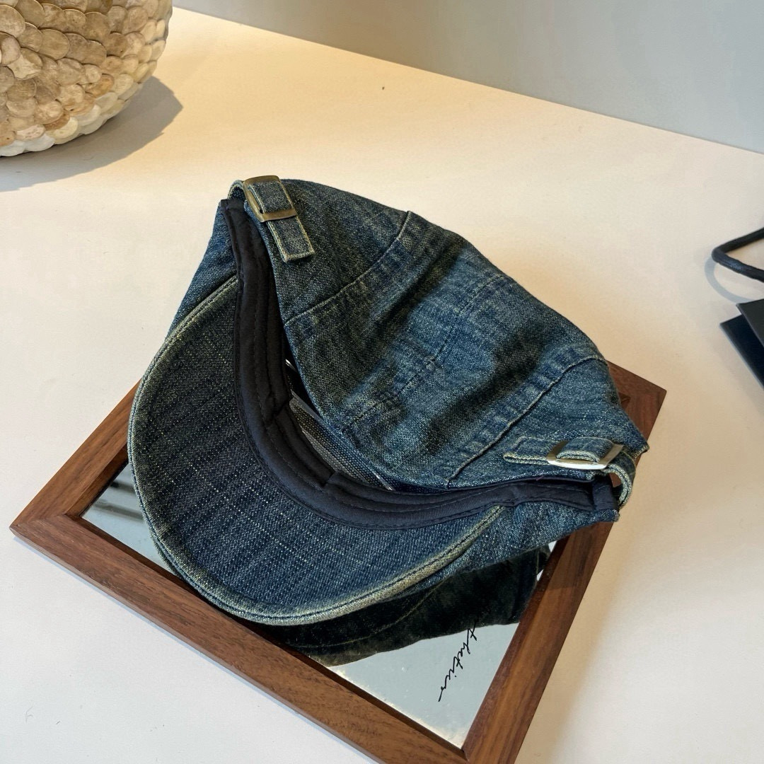 💕圣罗兰复古风前进鸭舌帽，高级百搭，头围57cm