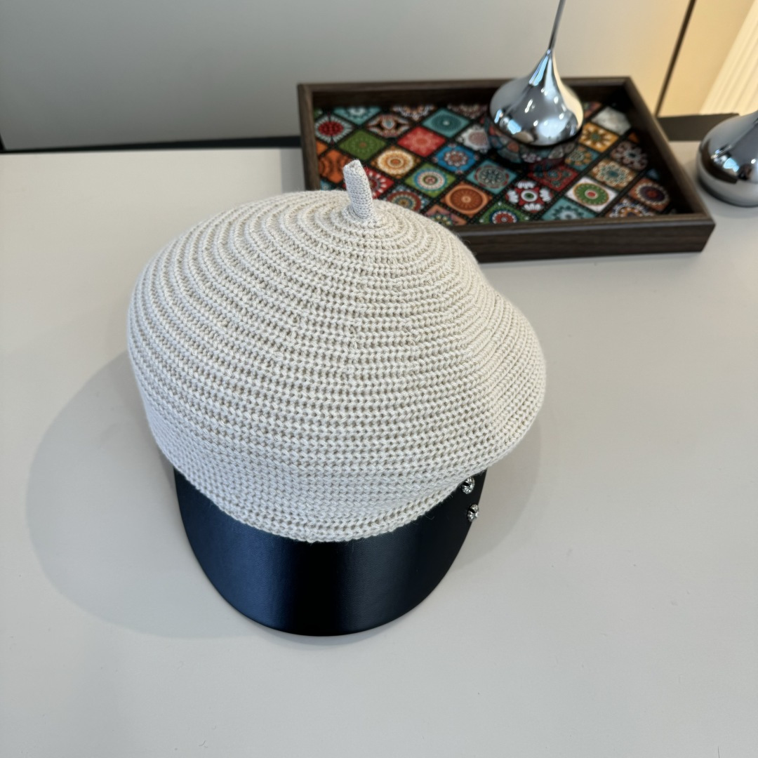 💕克罗心鸭舌骑士帽，定制款骑士帽，不规则 头围57cm