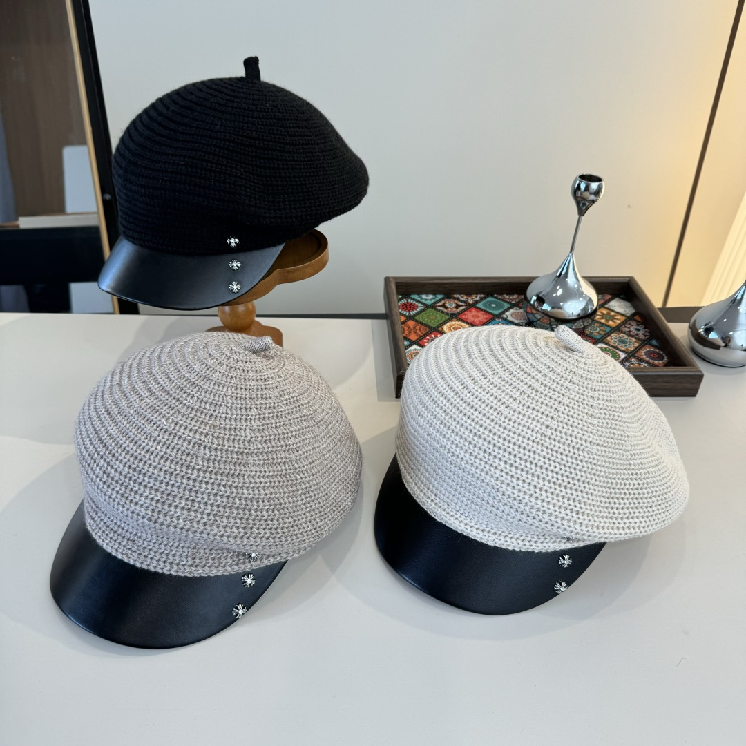 💕克罗心鸭舌骑士帽，定制款骑士帽，不规则 头围57cm