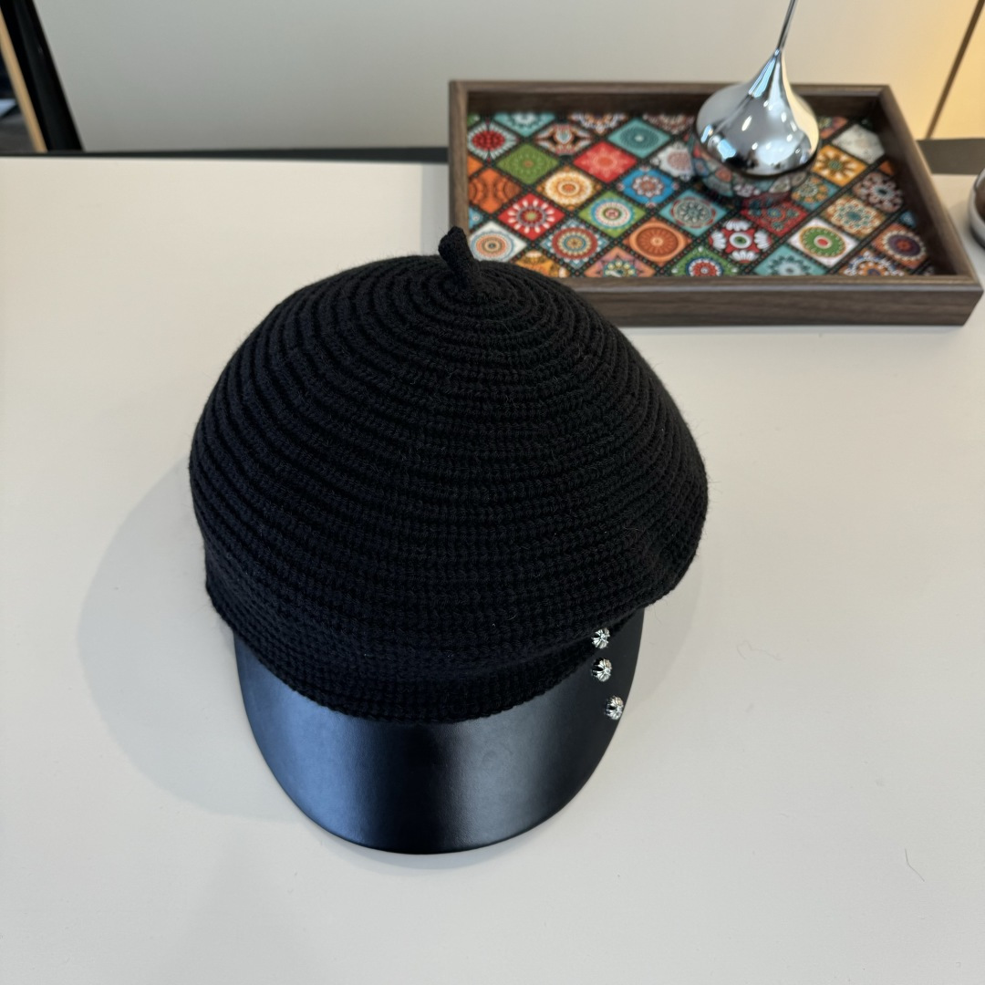 💕克罗心鸭舌骑士帽，定制款骑士帽，不规则 头围57cm