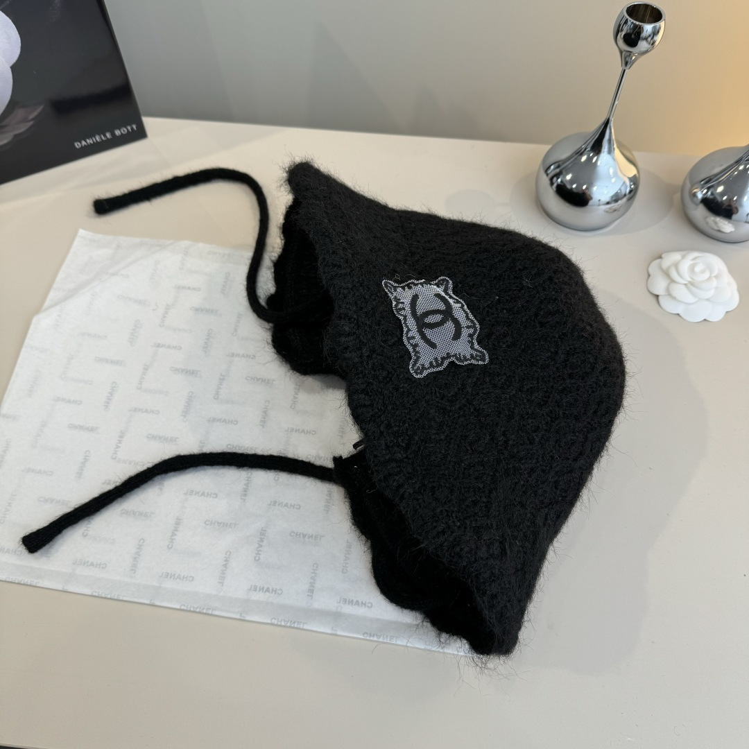 💕香奈儿新款针织渔夫帽，头围57cm