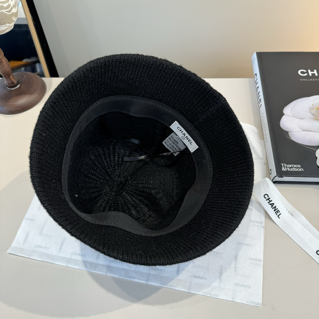 💕Chanel香奈儿新款羊毛渔夫帽 ,可折叠