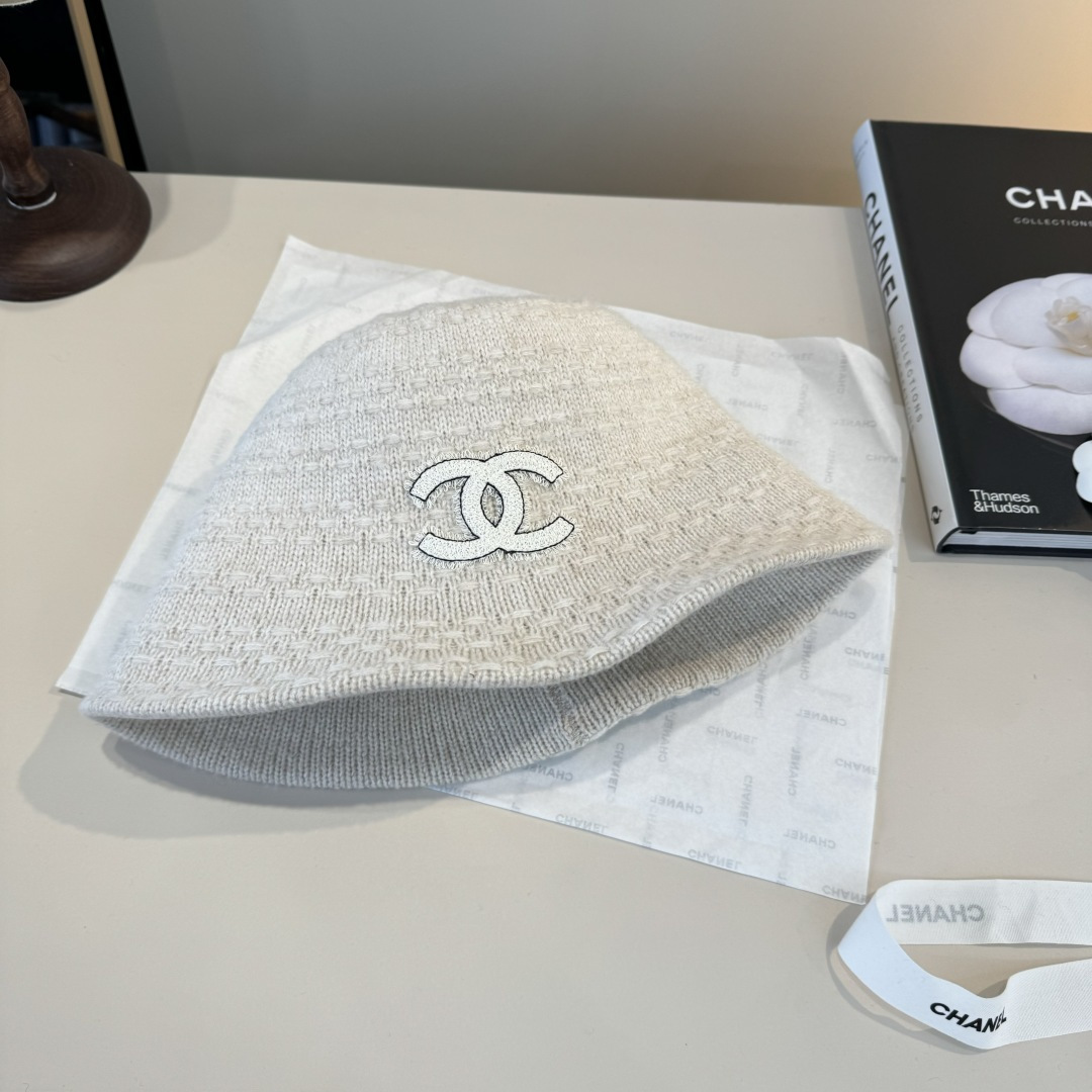 💕Chanel香奈儿新款羊毛渔夫帽 ,可折叠