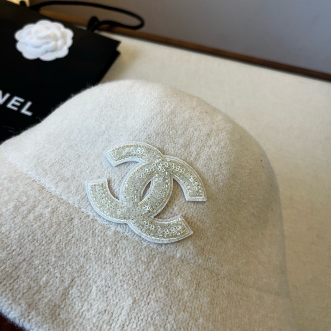 💕Chanel香奈儿新款羊毛渔夫帽 ,可折叠