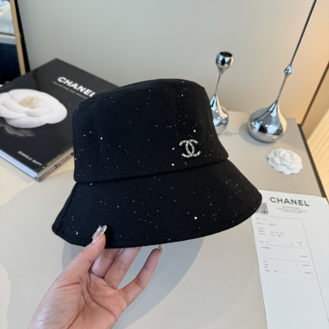 💕Chanel香奈儿新款渔夫帽，头围57cm