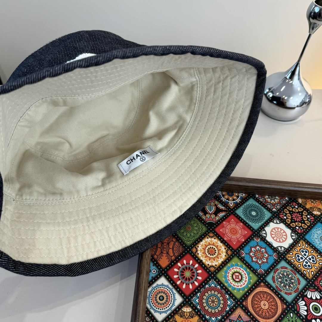 💕Chanel香奈儿高端定制渔夫帽，头围57cm