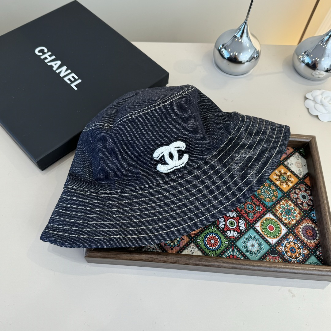 💕Chanel香奈儿高端定制渔夫帽，头围57cm