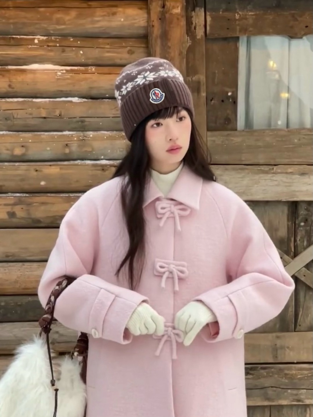 💕蒙口新款毛线帽，百分百羊毛🐑，