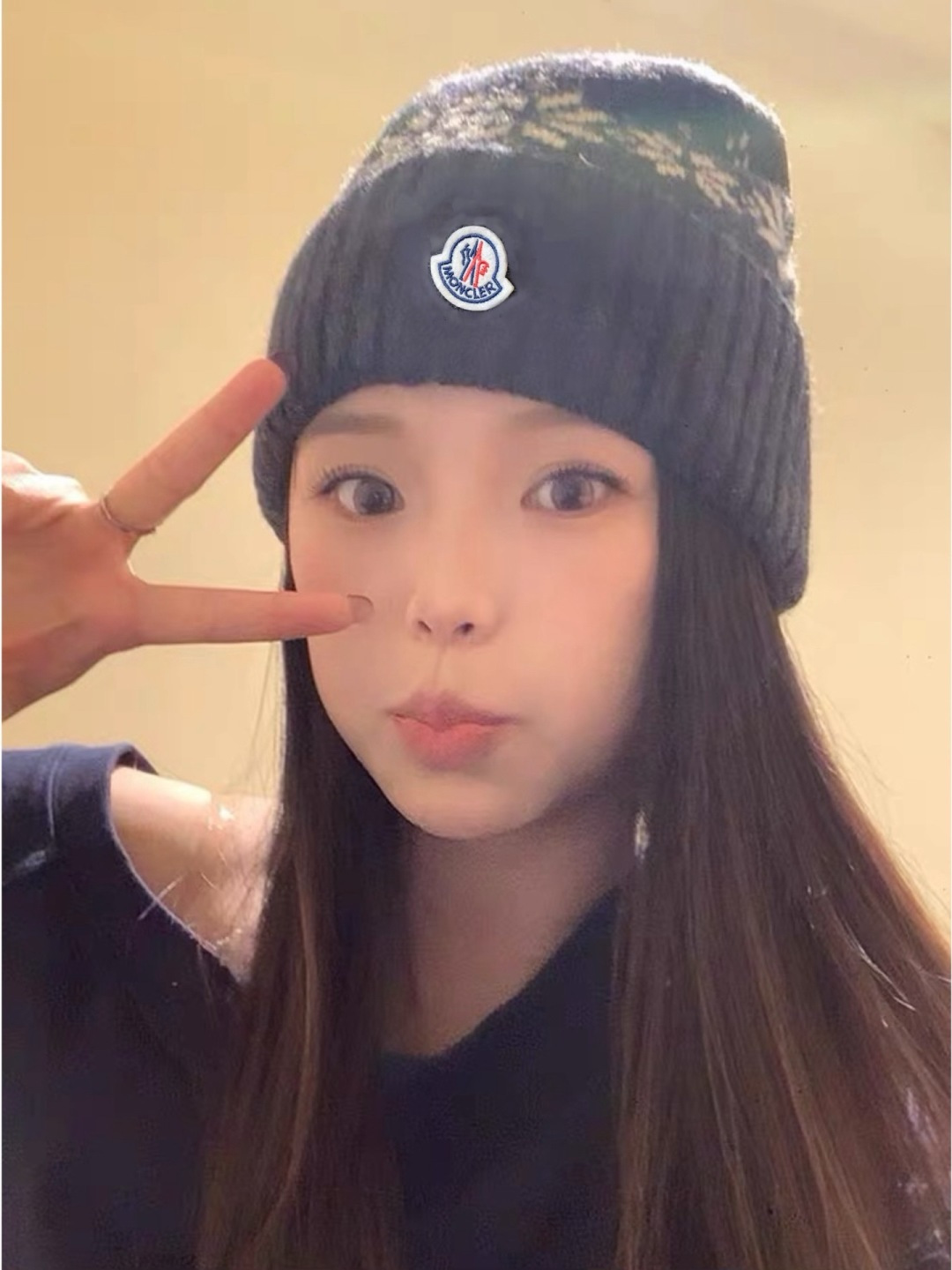 💕蒙口新款毛线帽，百分百羊毛🐑，