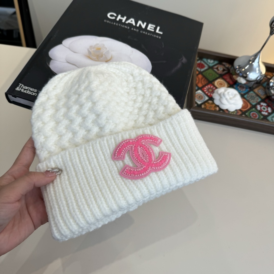 💕Chanel香奈儿针织毛线帽