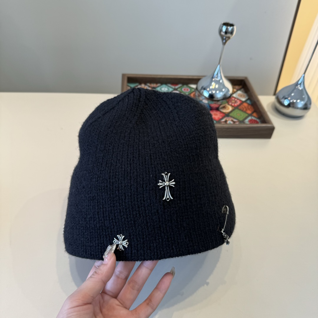 💕克罗心新款针织毛线帽