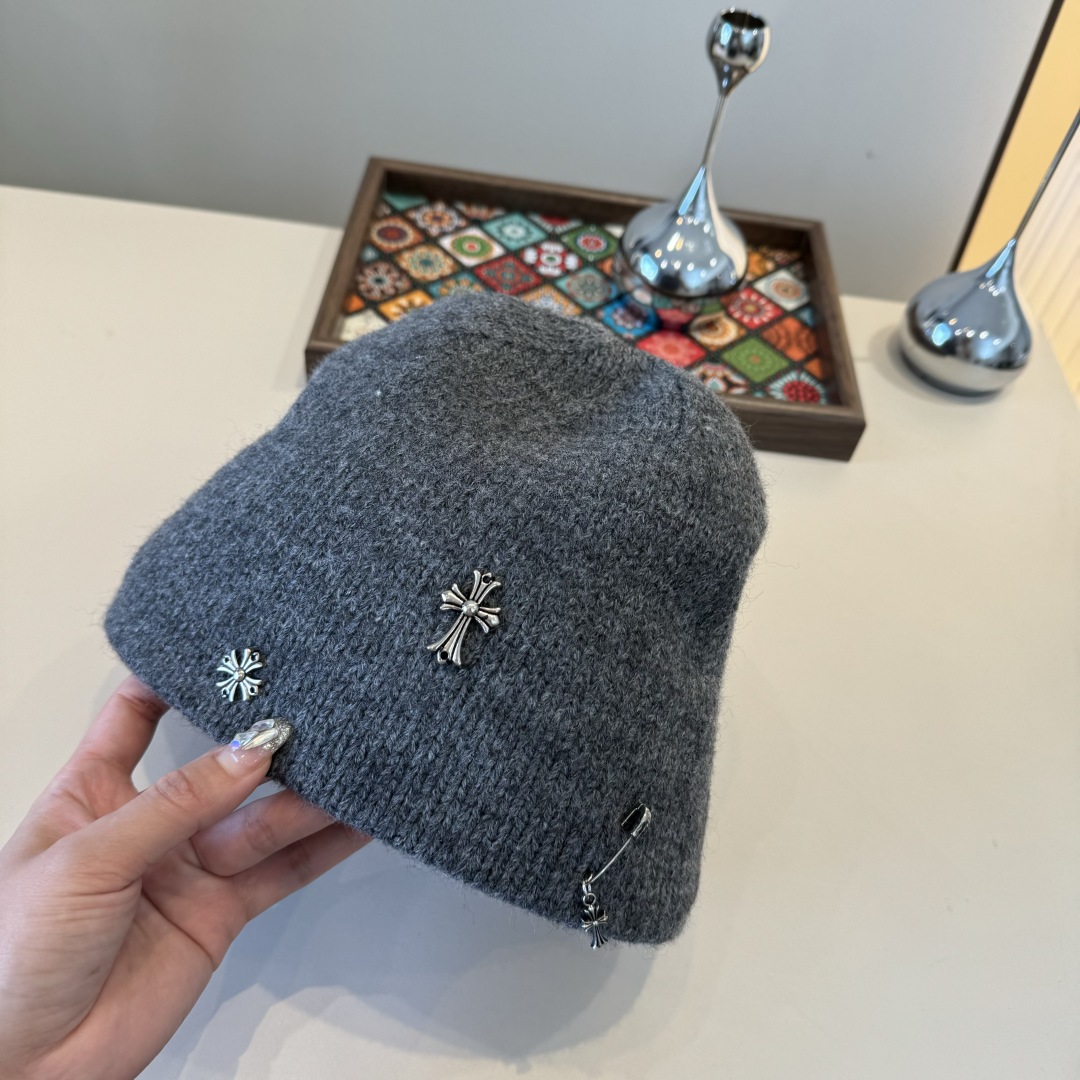 💕克罗心新款针织毛线帽