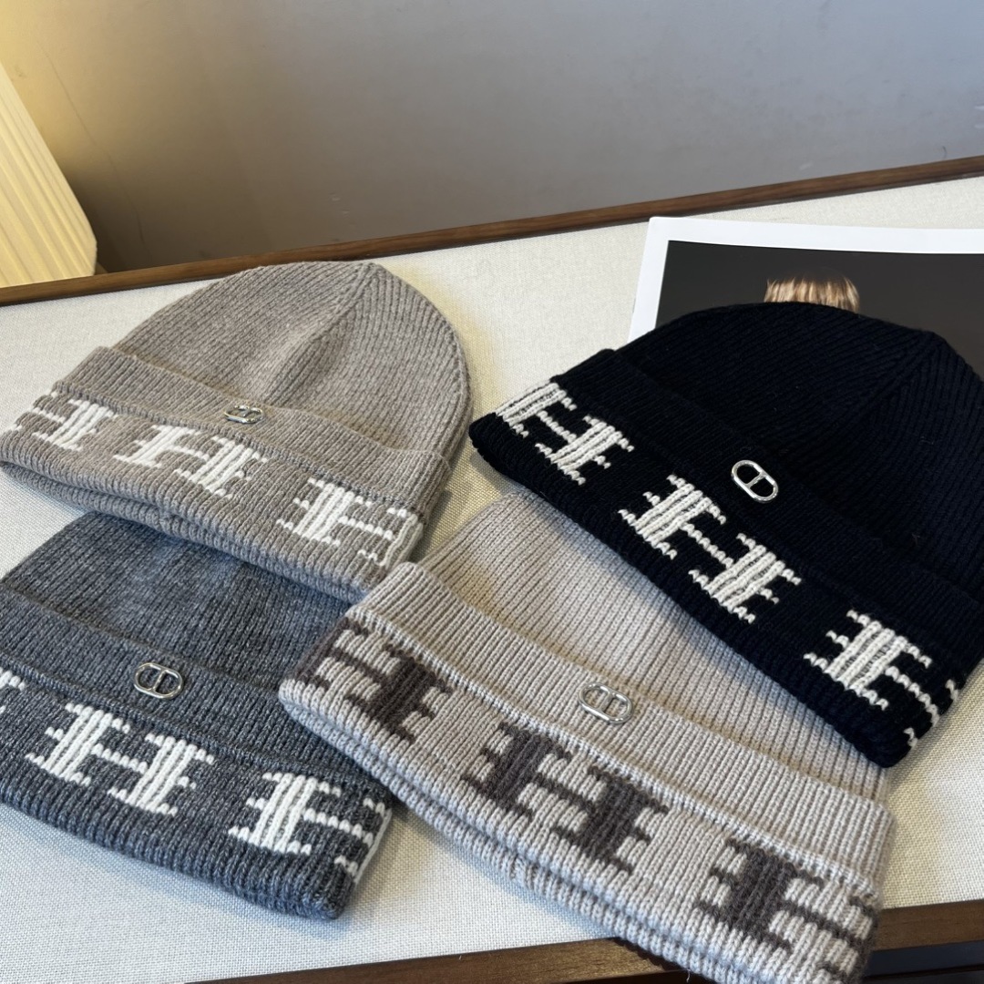 💕Hermes爱马仕新款针织毛线帽